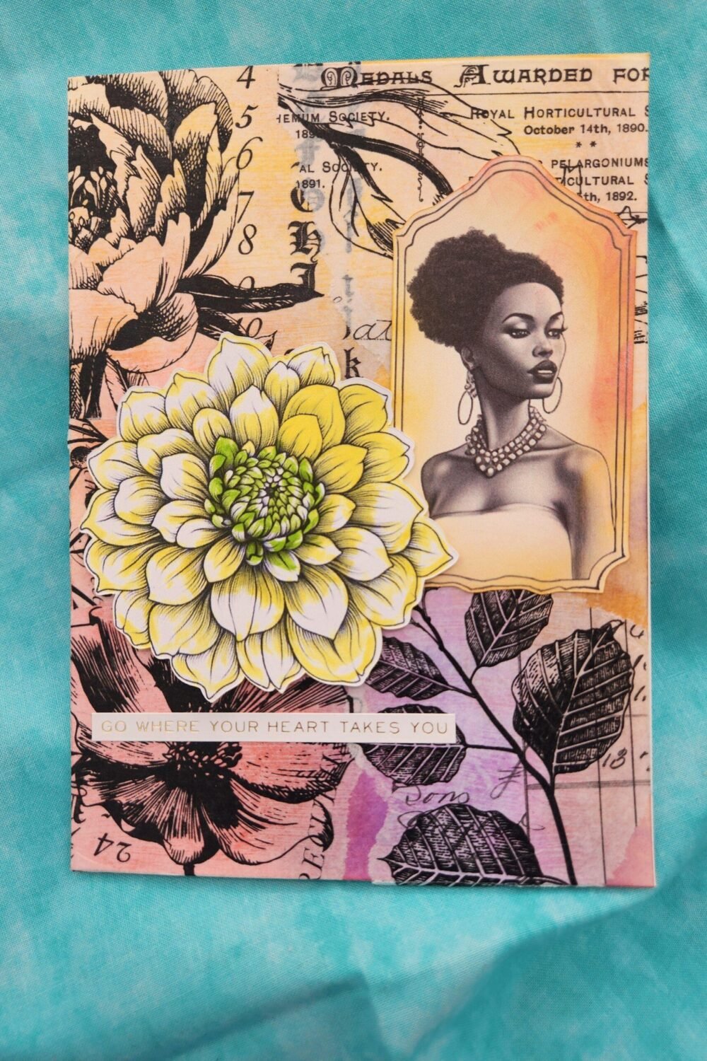 Go where your heart takes you -Encouragement Card