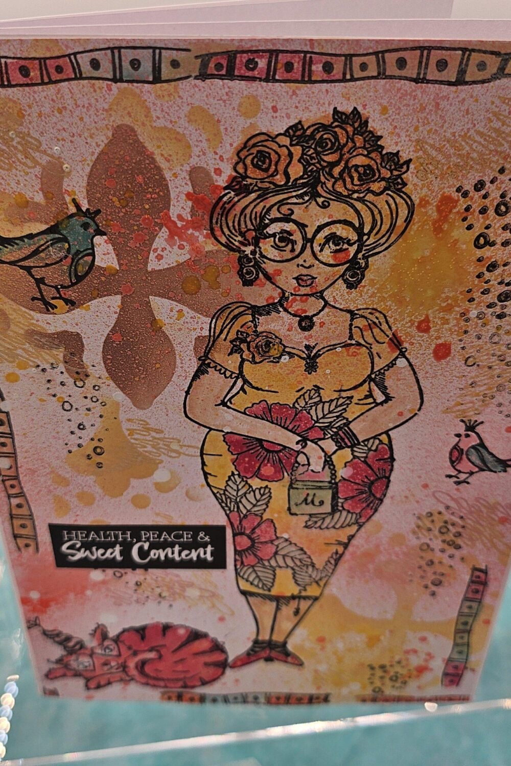 Health and Peace Greeting Card