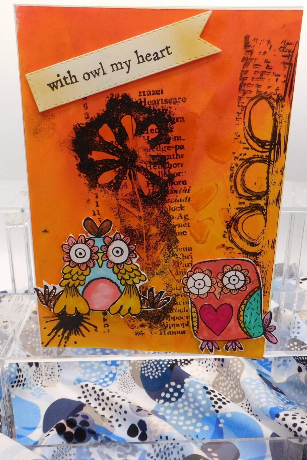 With Owl my Heart Birthday Card