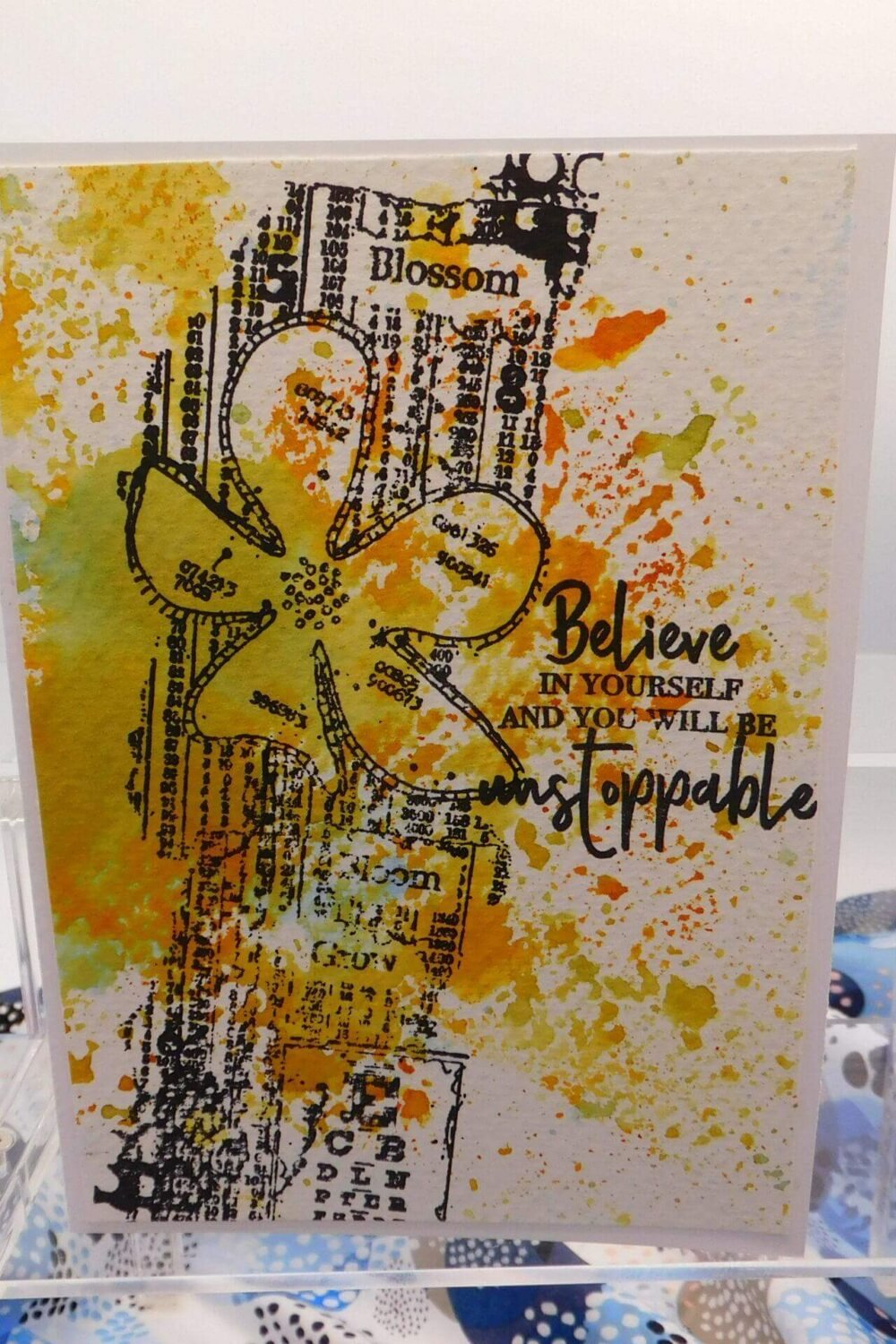 believe in yourself greeting card