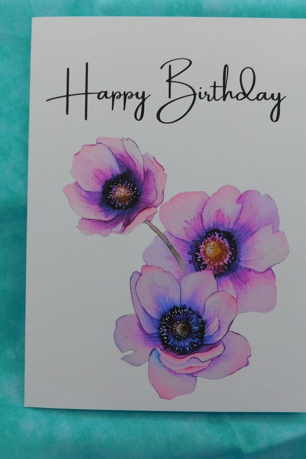 Blooms Birthday Greeting Card