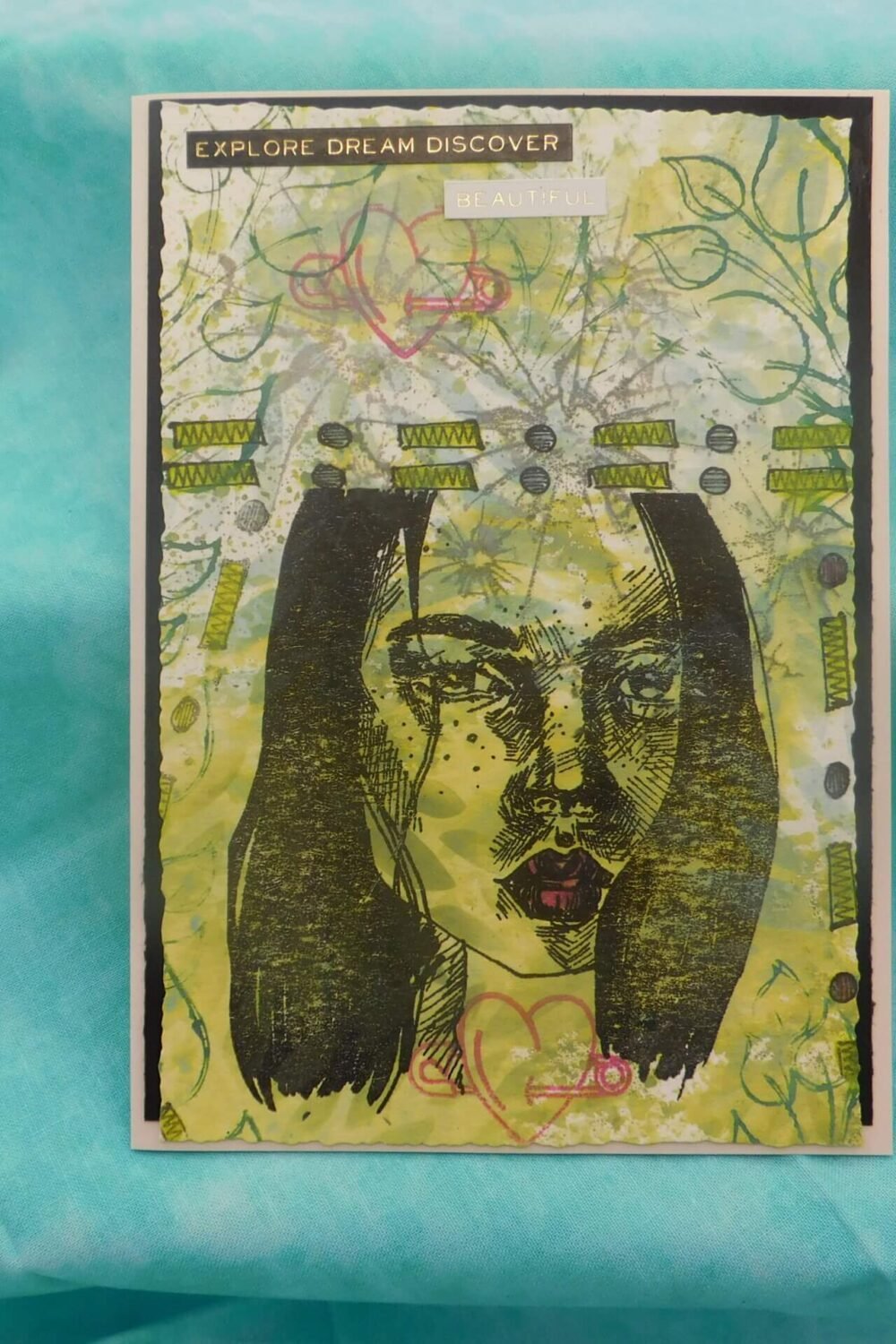 explore & dream greeting card