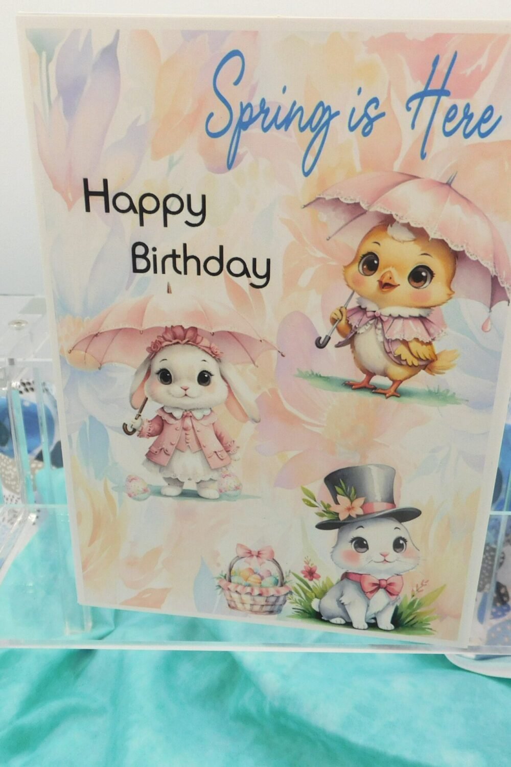 Spring is Here Birthday Card