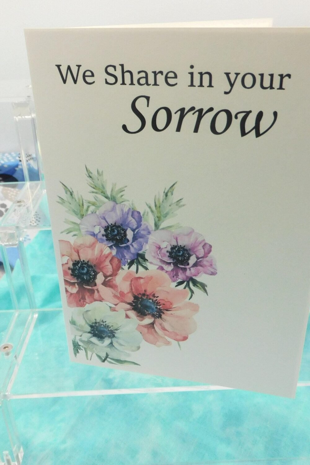 We share in Your Sorrow - Sympathy Card