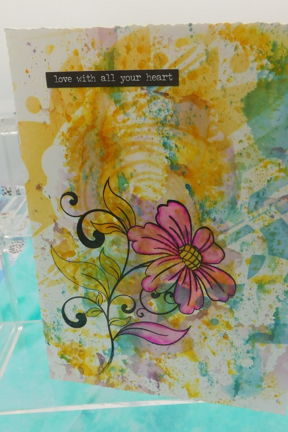 Love with all your Heart Birthday Card