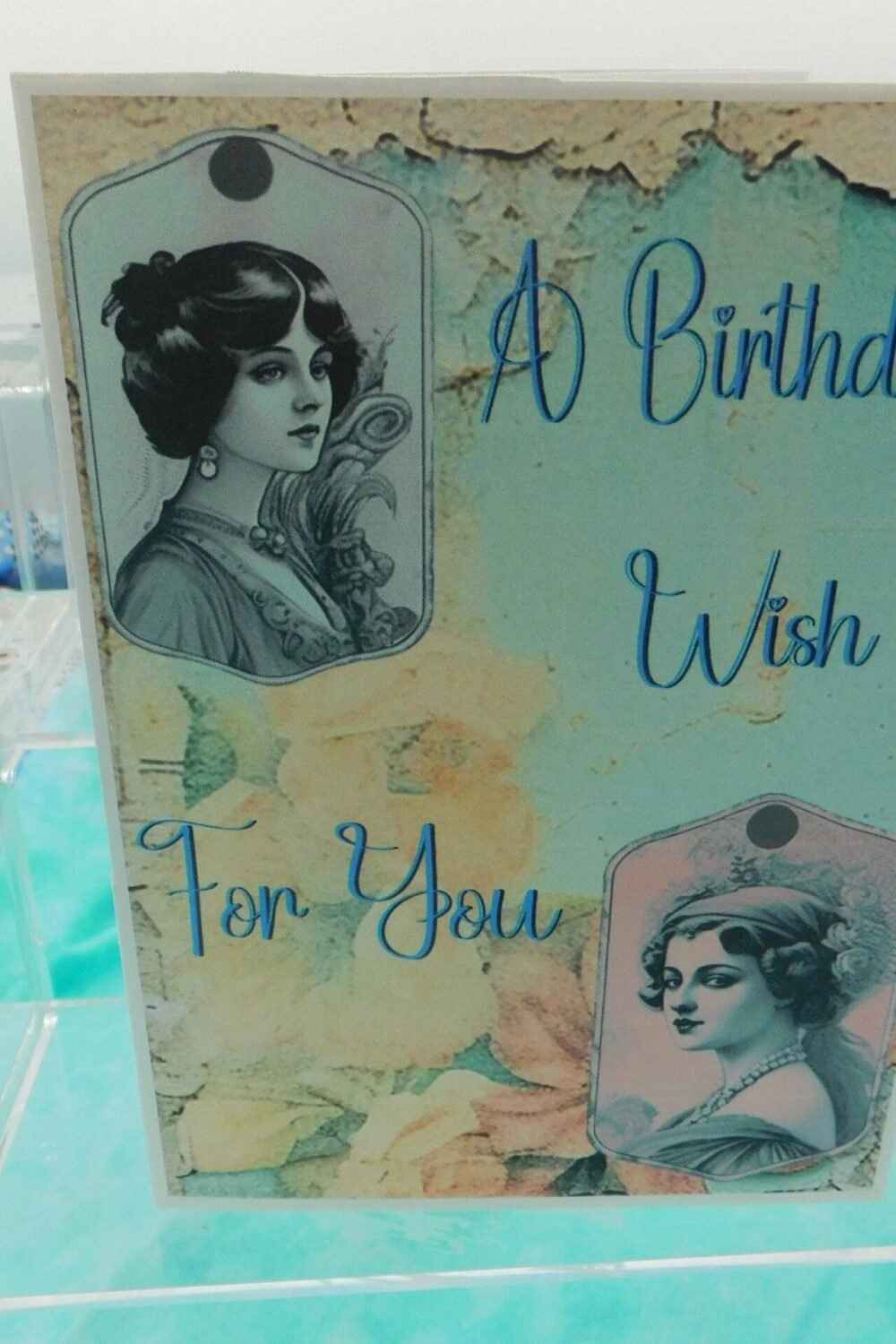 Women's Vintage Birthday Cards - A Birthday Wish 3