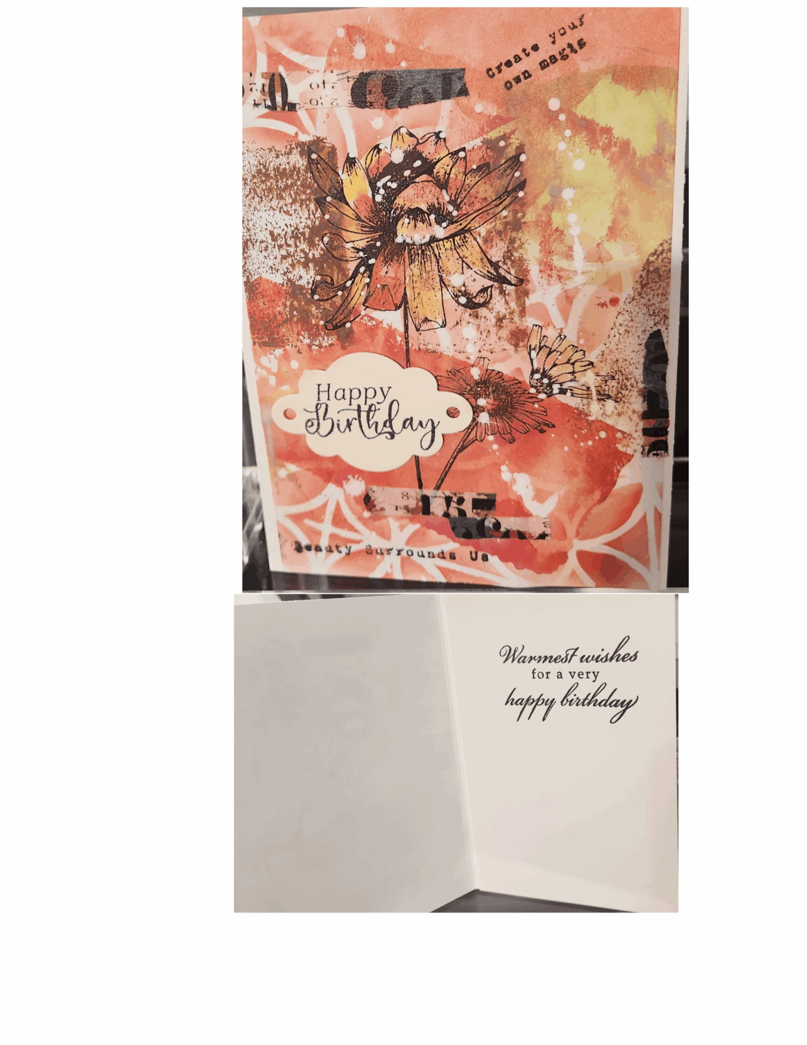 Soulful Fusion: Happy Birthday Card