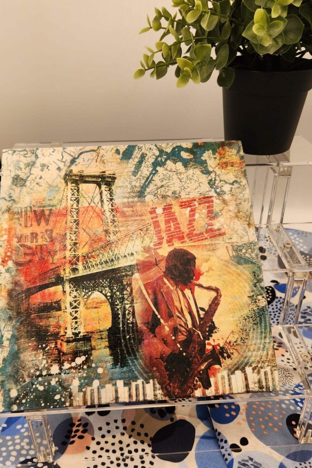 jazz 8x8 art piece