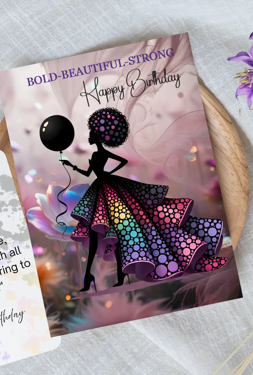 Bold - Beautiful - Strong - Birthday Card Series