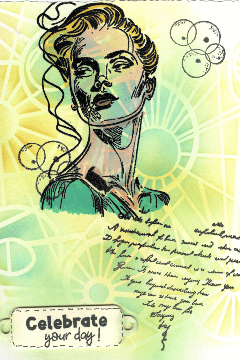 Celebrate your day Thank You Card