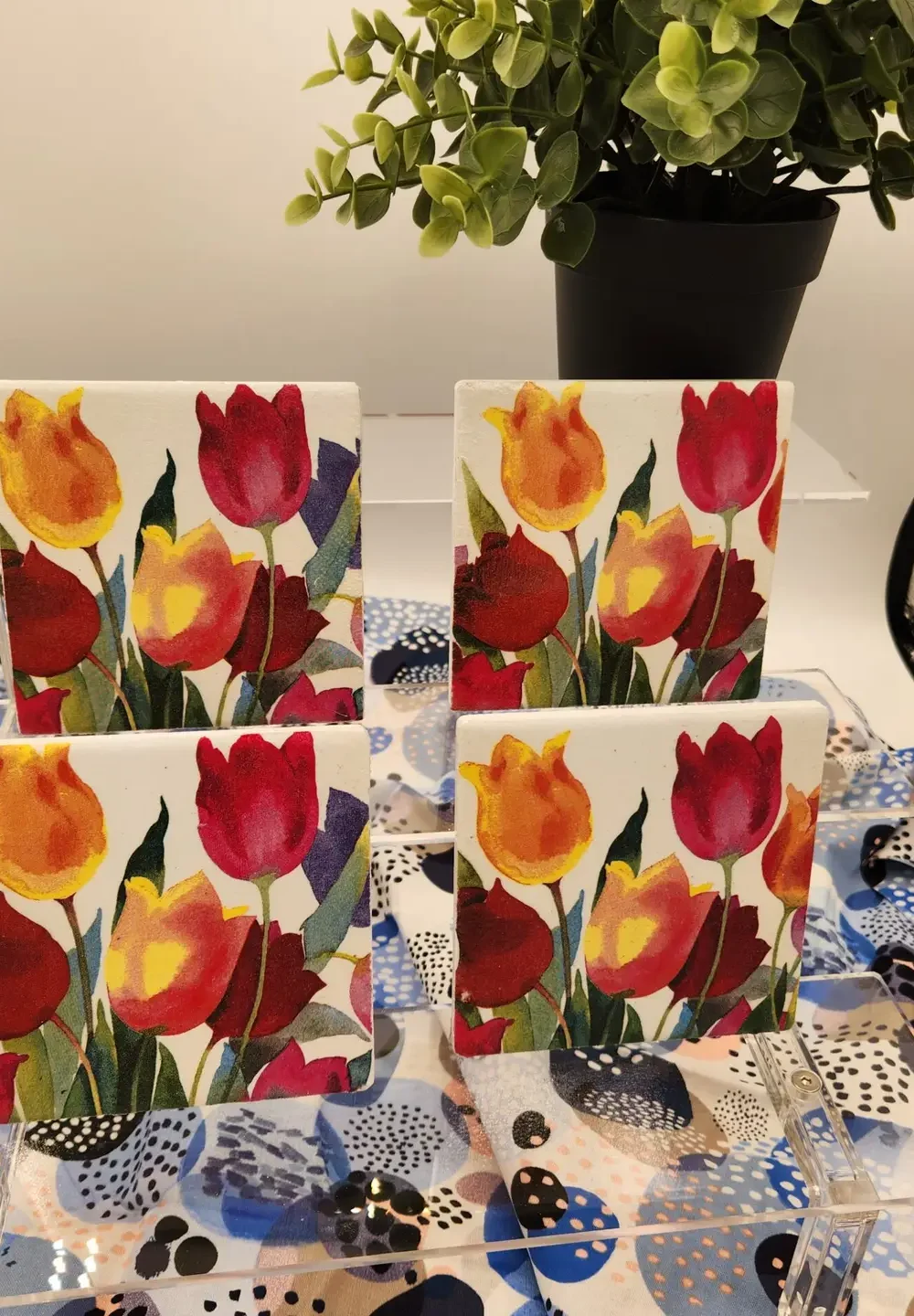 Flowered Coasters