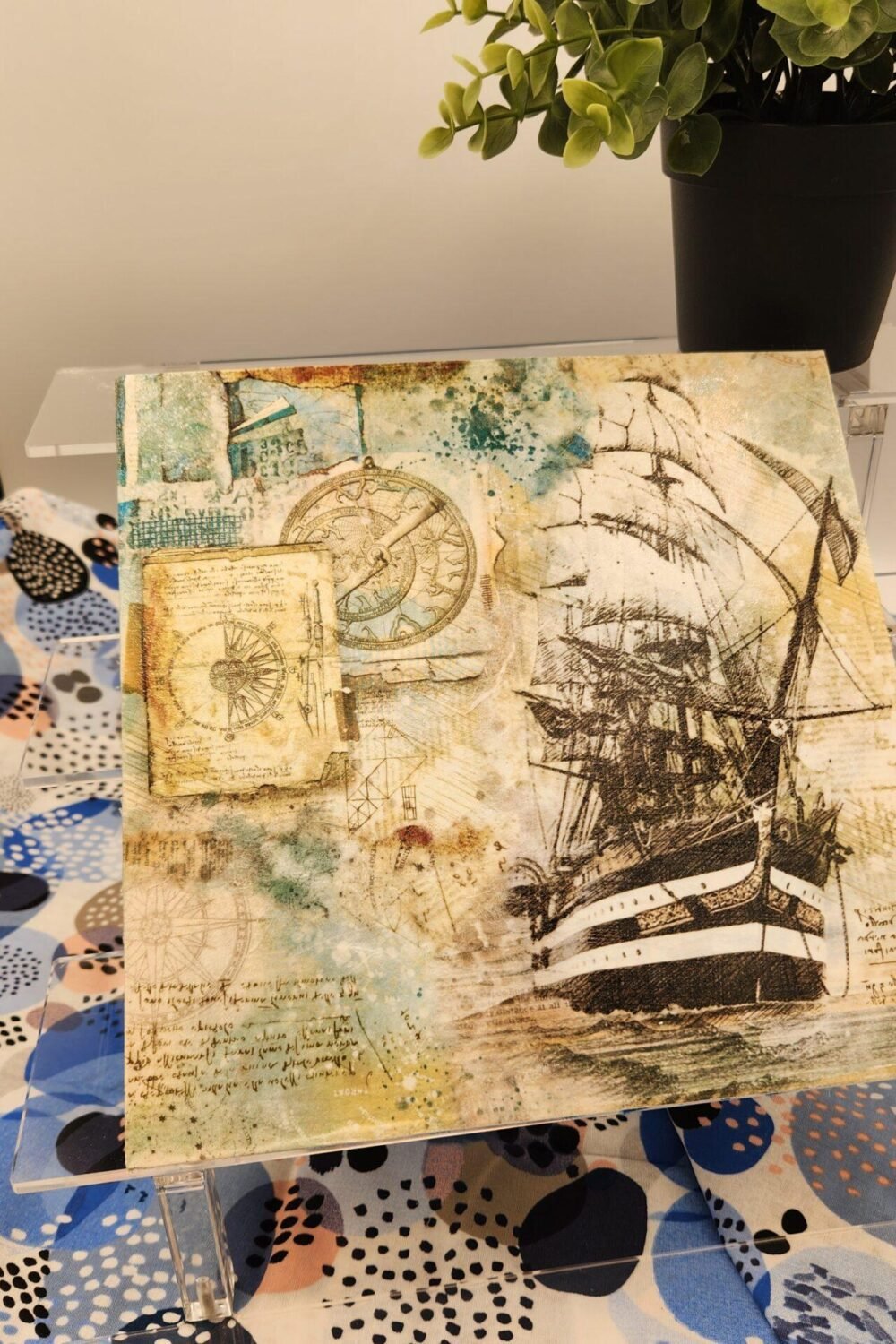 Sailing Ship Art Piece