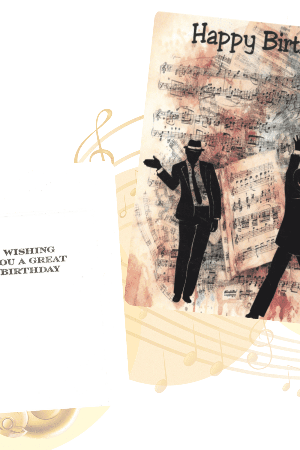 Jazz Music Lover Dance Birthday Greeting Card