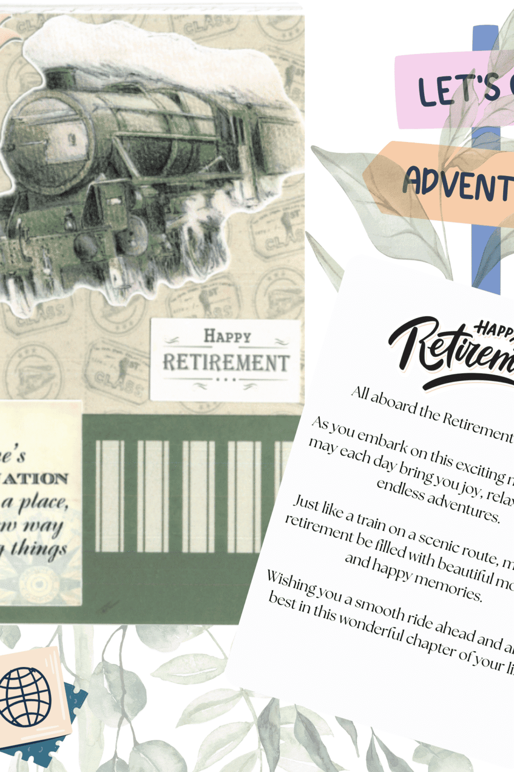 Happy Retirement Train Journey