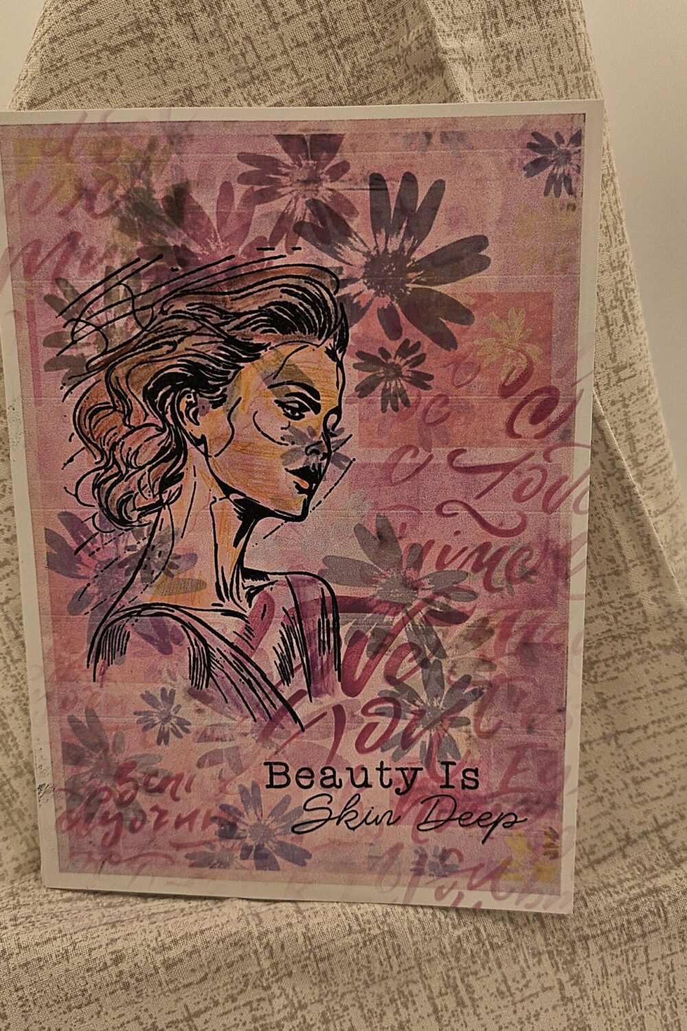 Beauty is Skin Deep Encouragment Card