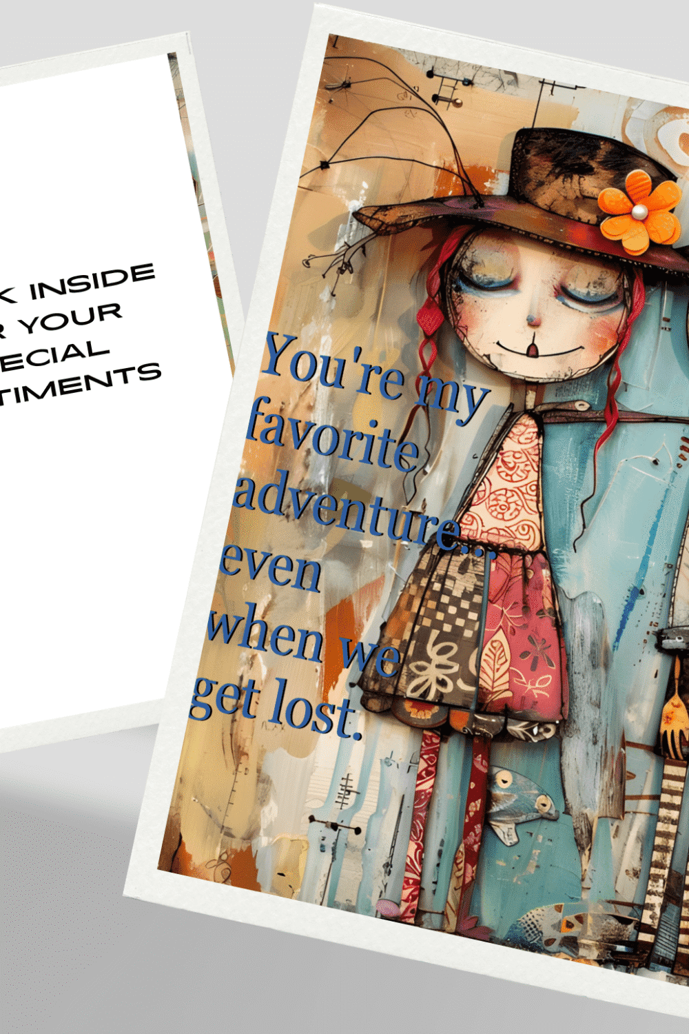 Whimsical Couple Greeting Card- Series 1