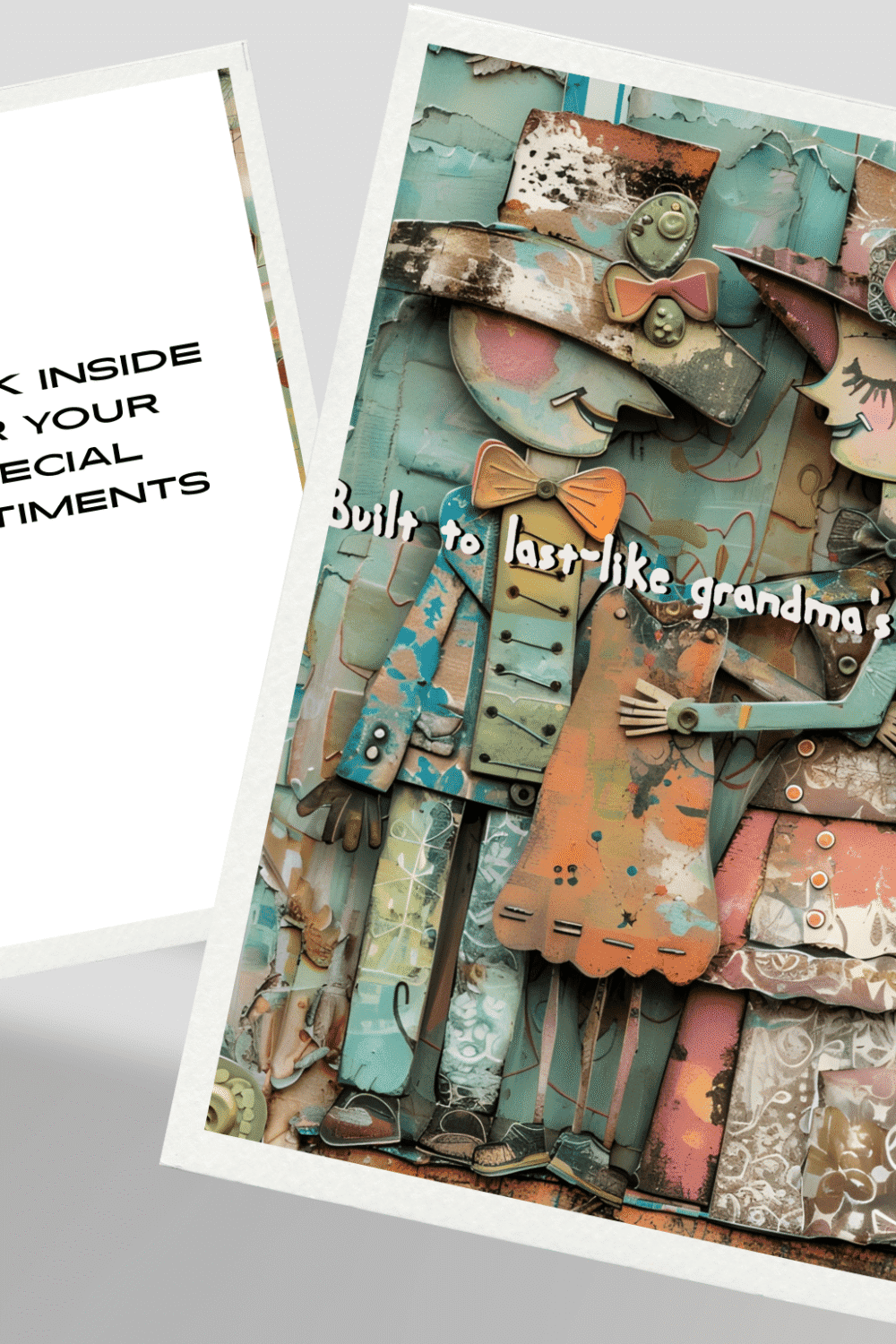 Whimsical Couple Greeting Card-Series 4