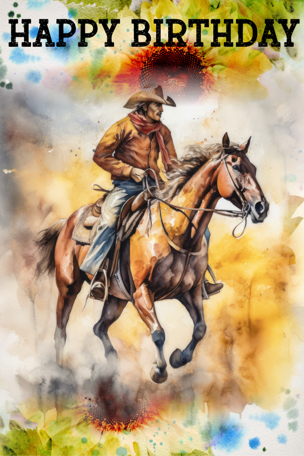 Western Happy Birthday Series