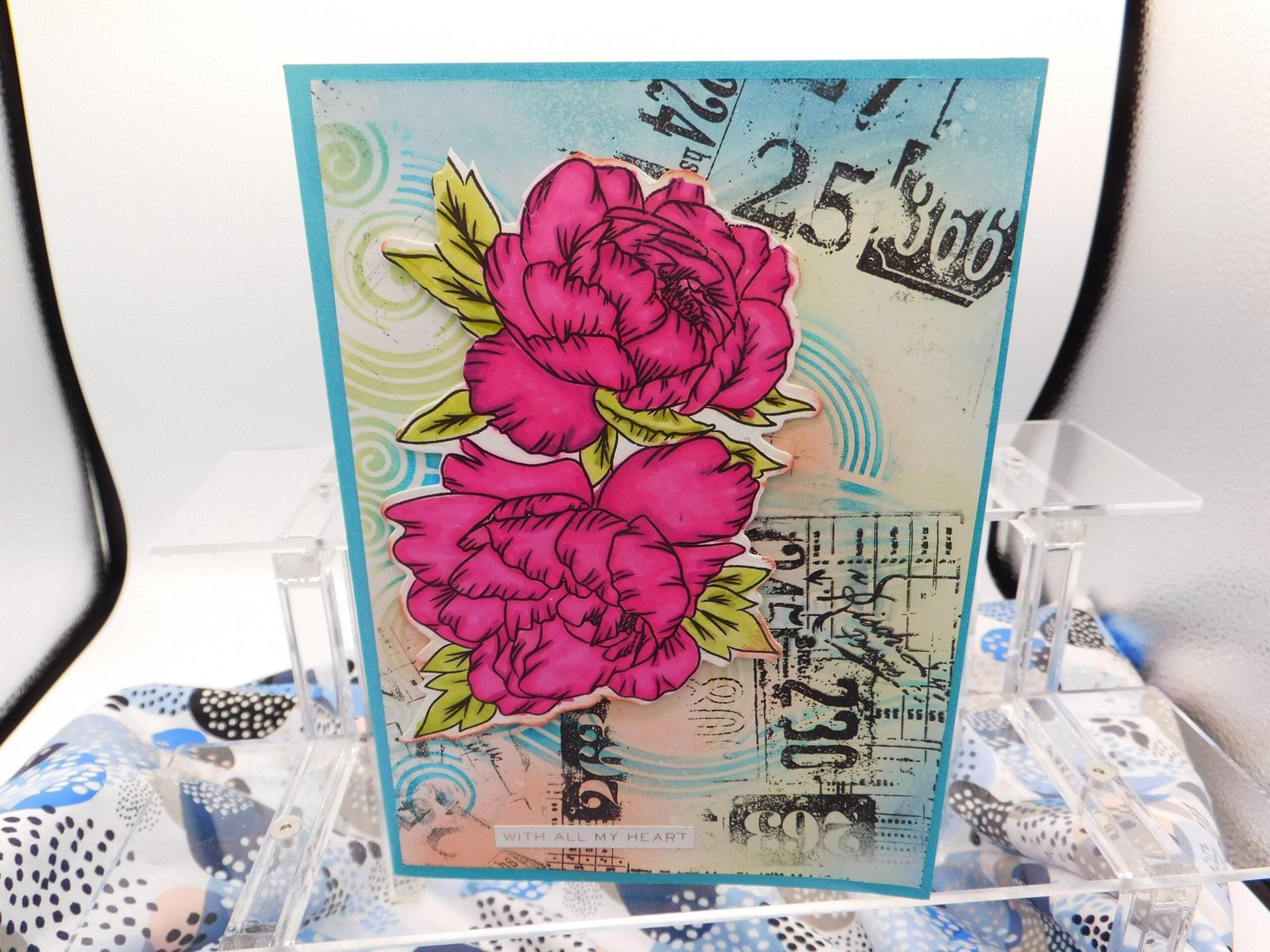 Happy Birthday Flowered Birthday Card