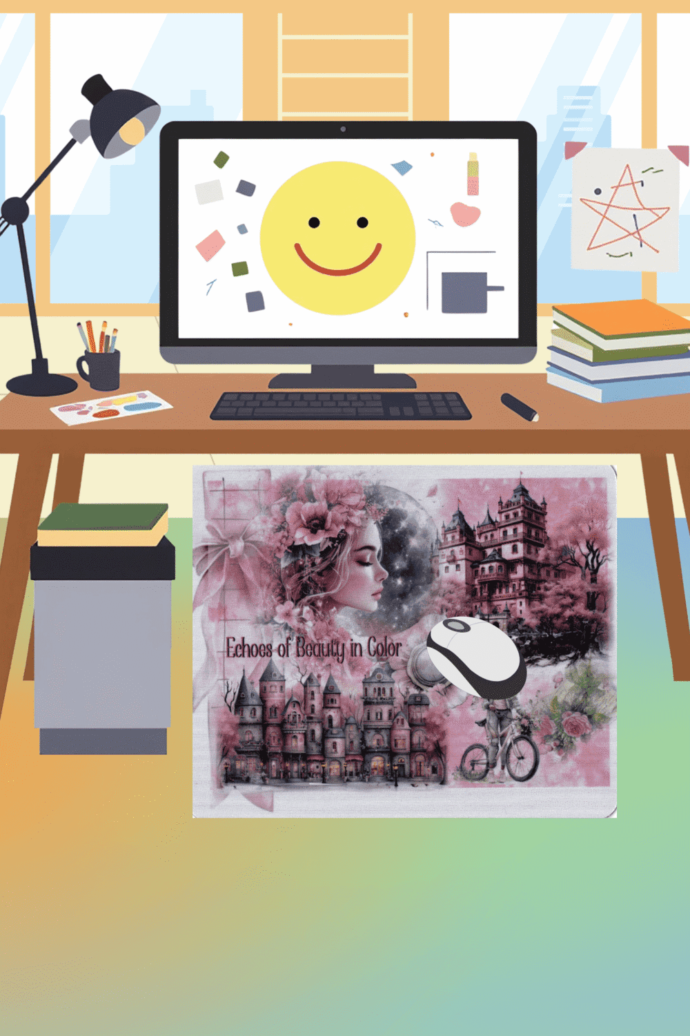 ⭐ Whispered Elegance Mouse Pad Collection by FSG Designs