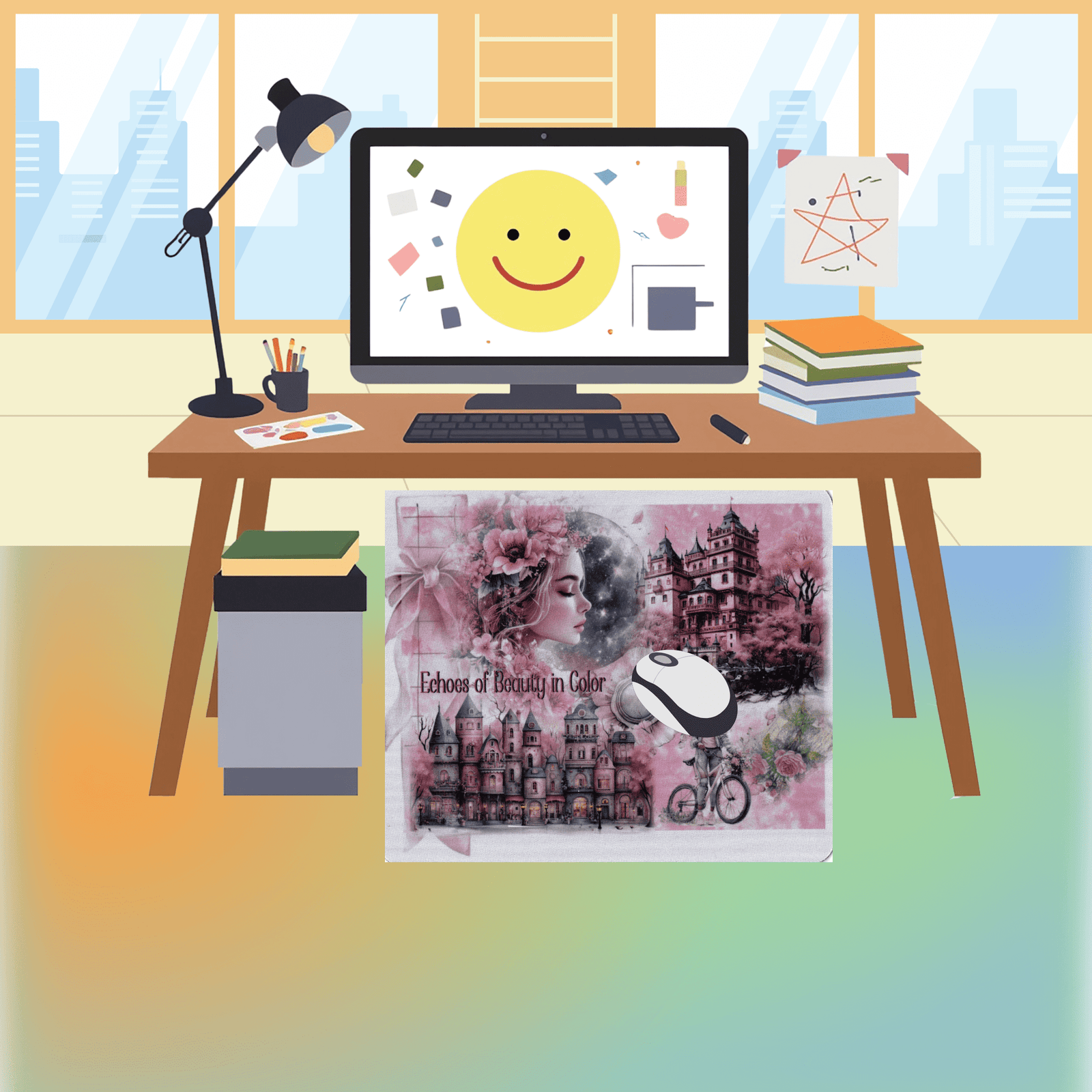 ⭐ Whispered Elegance Mouse Pad Collection by FSG Designs