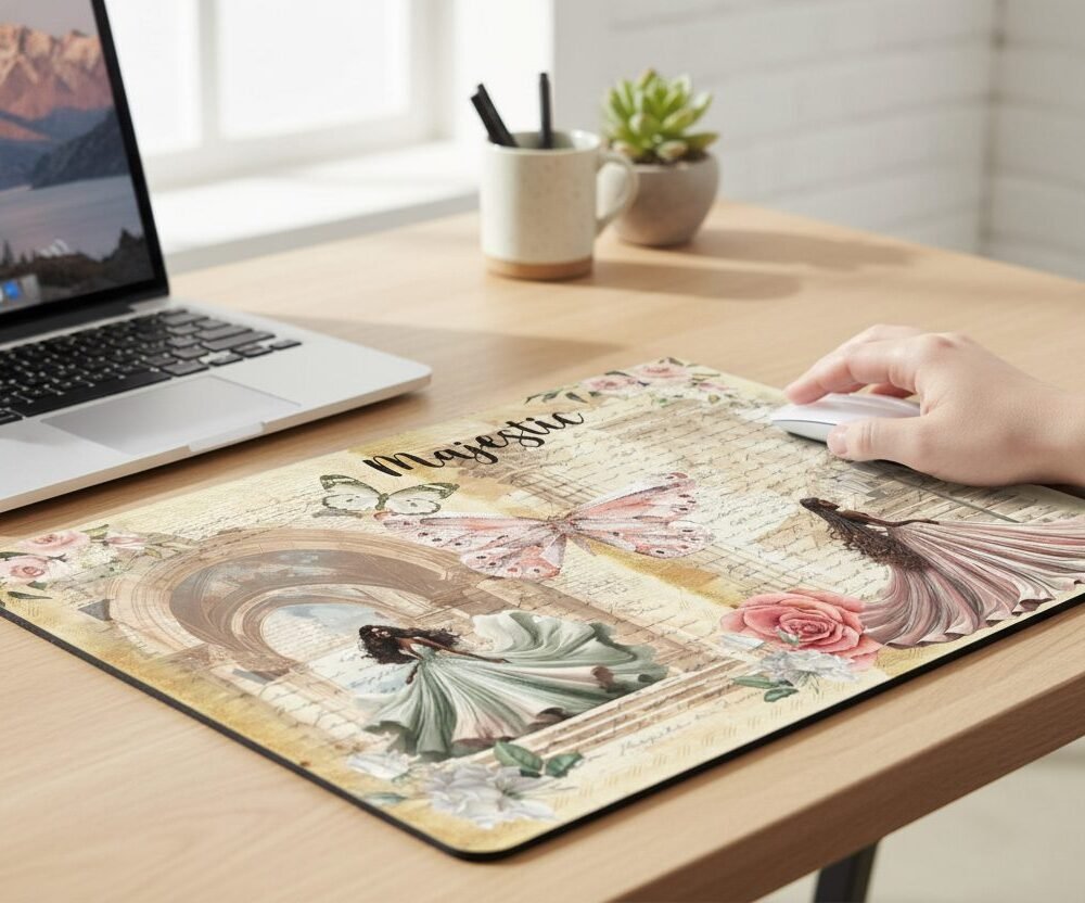 ⭐ Whispered Elegance Mouse Pad Ladies