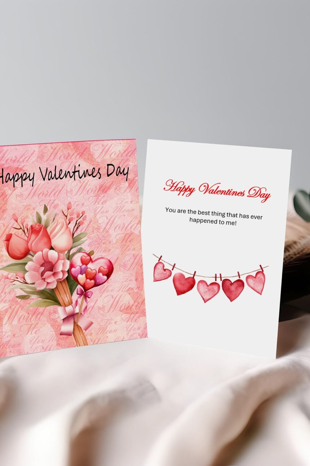 Be Mine Valentine Card | Artistic Love Greeting | Romantic Valentine’s Day Card | Modern Love Card