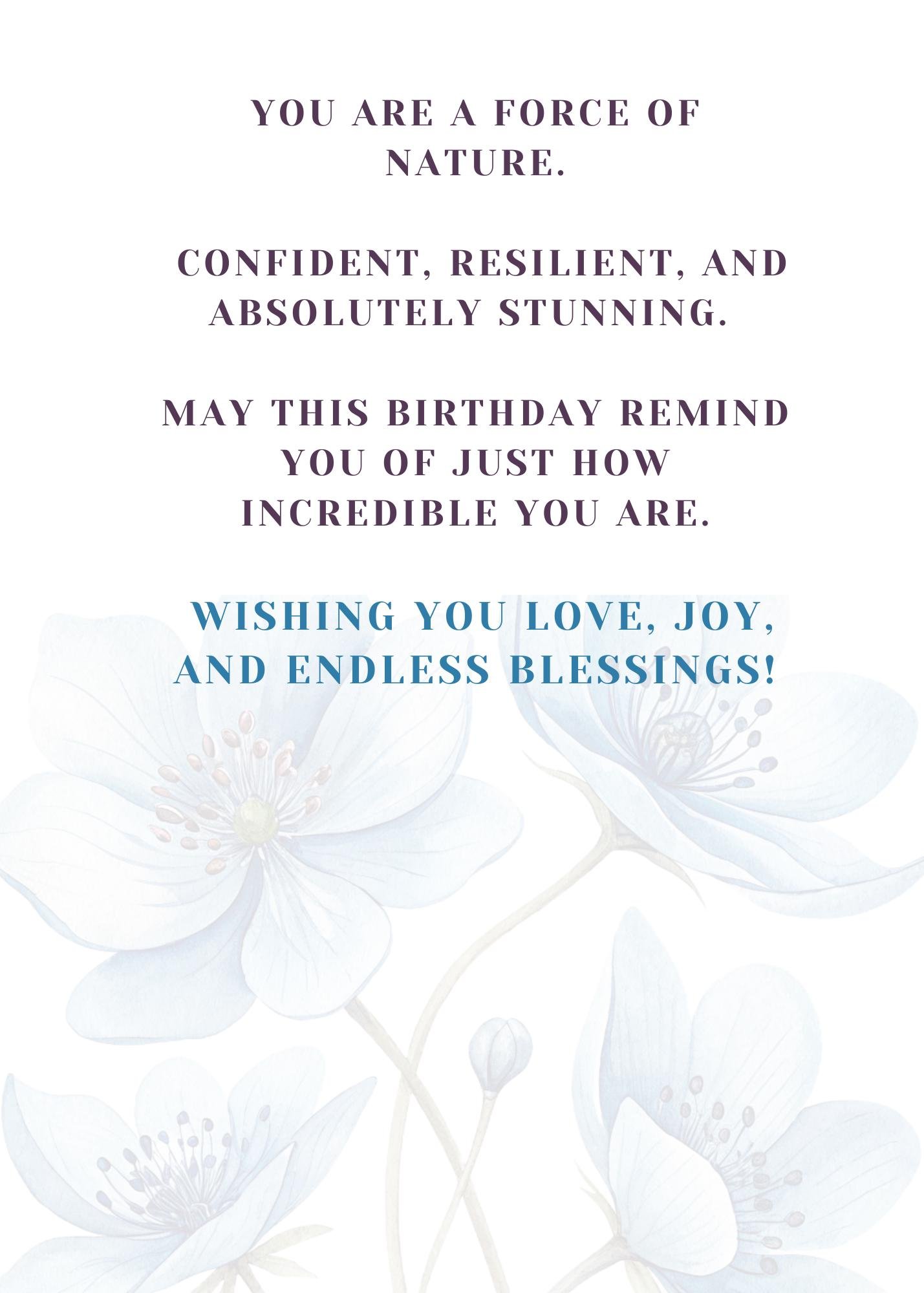 Elegant Black Woman Art Birthday Card – African American - Image 5
