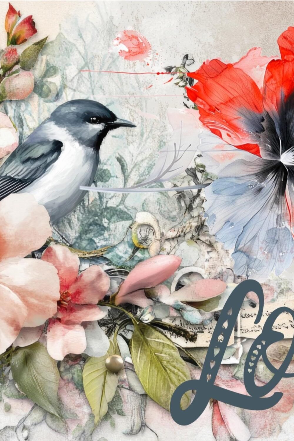 Floral Birthday Card | Painterly Love