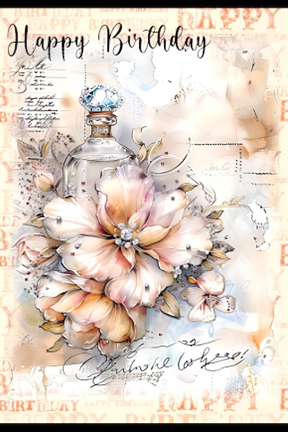 Floral Birthday Card | Happy Birthday
