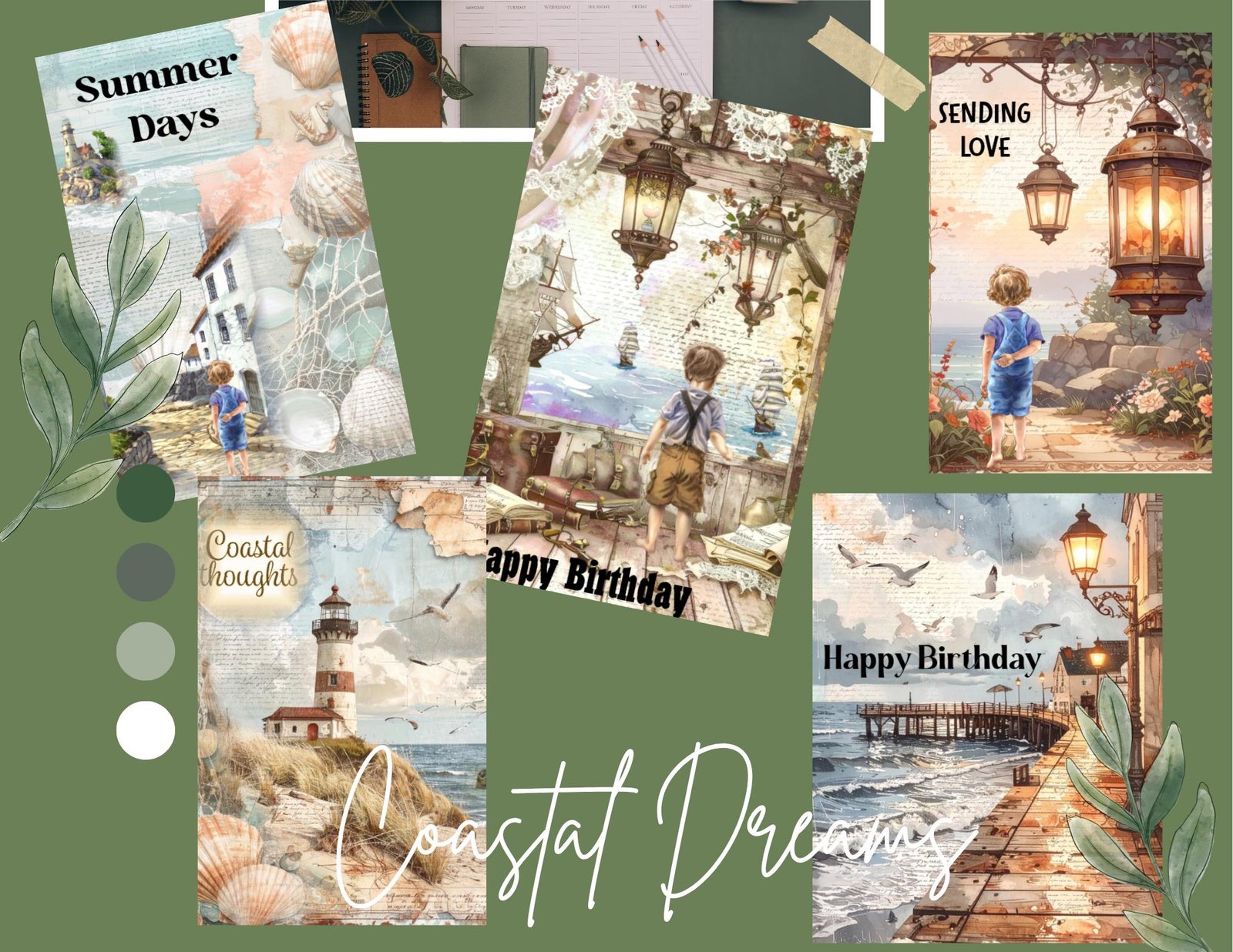 Coastal Dreams Greeting Cards - Image 2