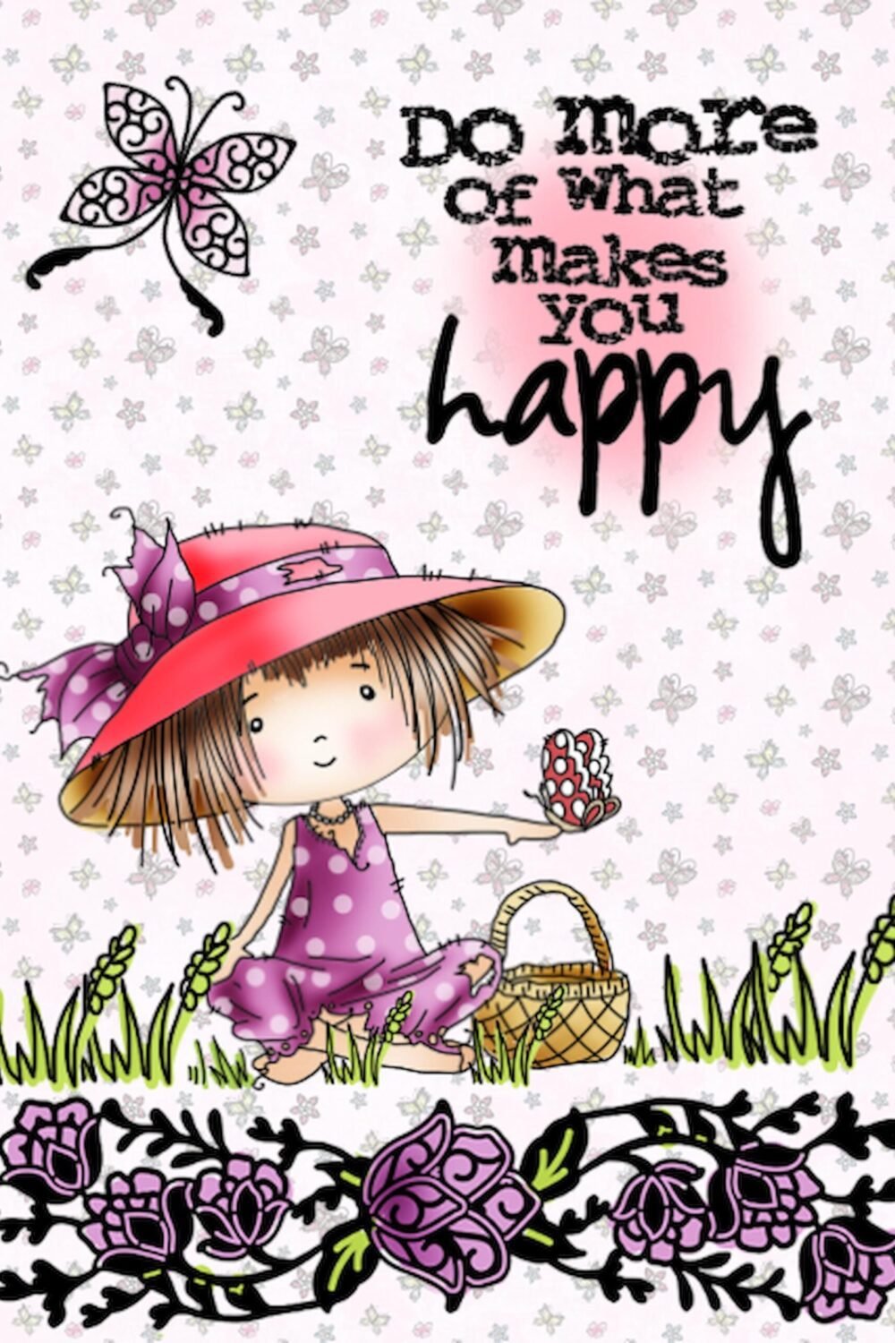 Do More of What Makes You Happy Card | Birthday or Just Because Greeting Card | 5x7 with Envelope