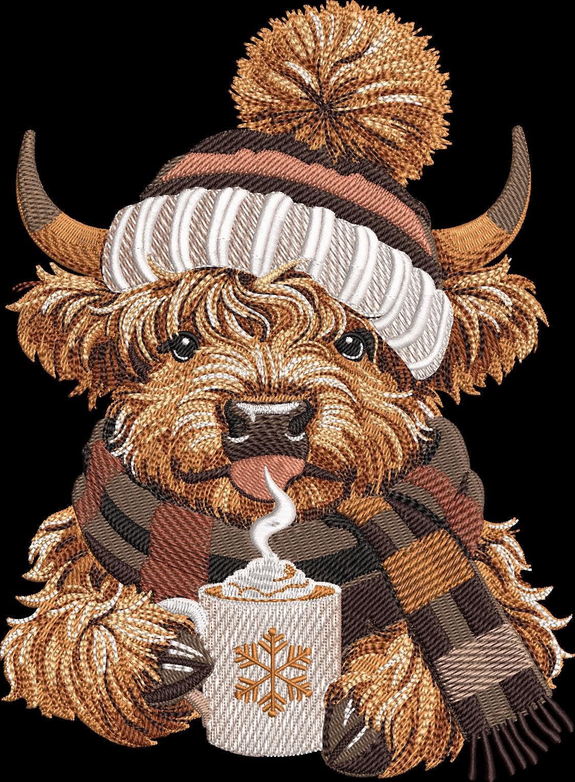 Highland Cow Tote Bag | Cute Tote | Cozy Animal Bag | Funny Cow Gift | Reusable Market Tote - Image 4