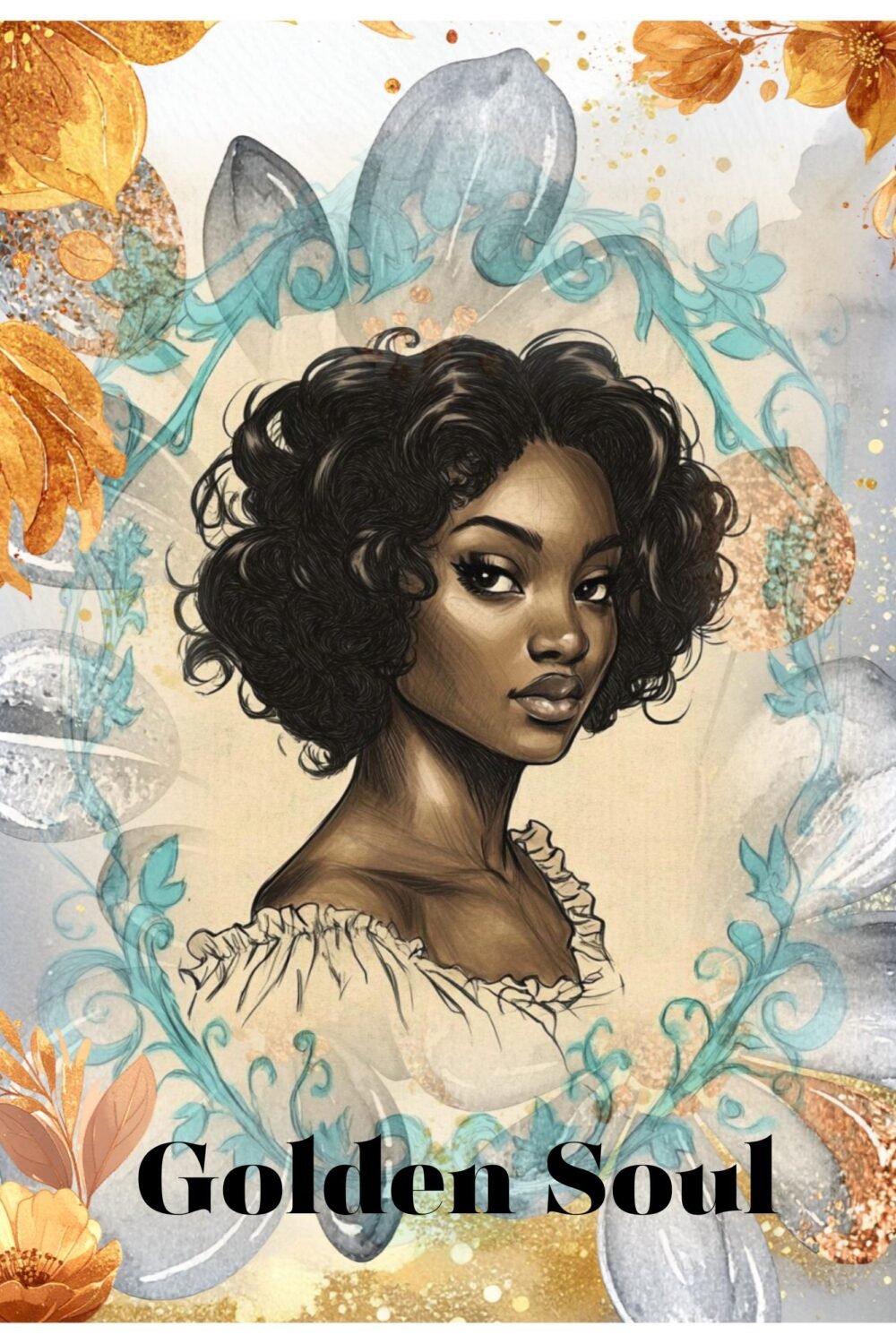 Afrocentric Greeting Card | Golden Soul | Mothers Day | Golden Heritage Collection