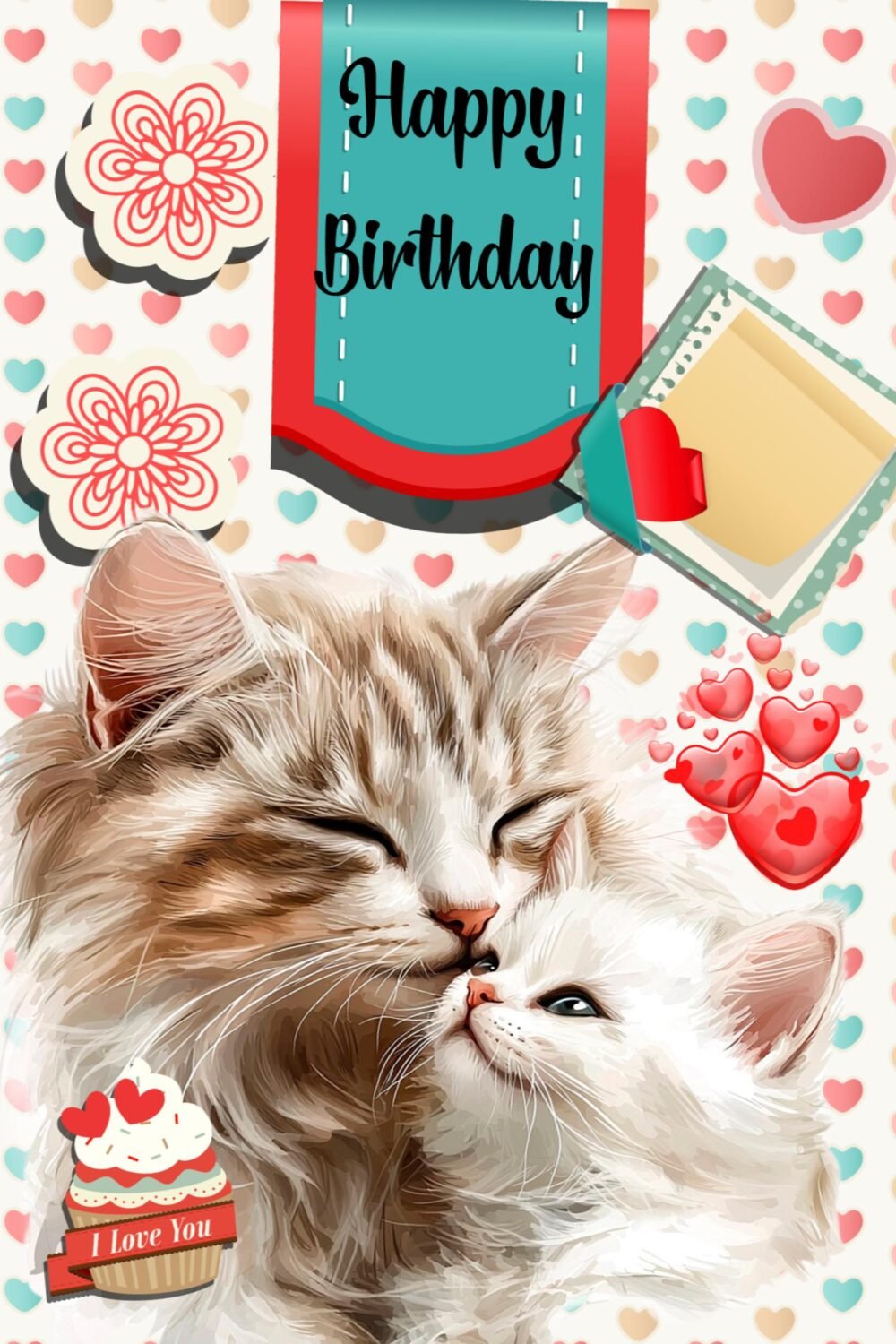 Pet Birthday Card | Cat & Dog Lover Gift (5x7)