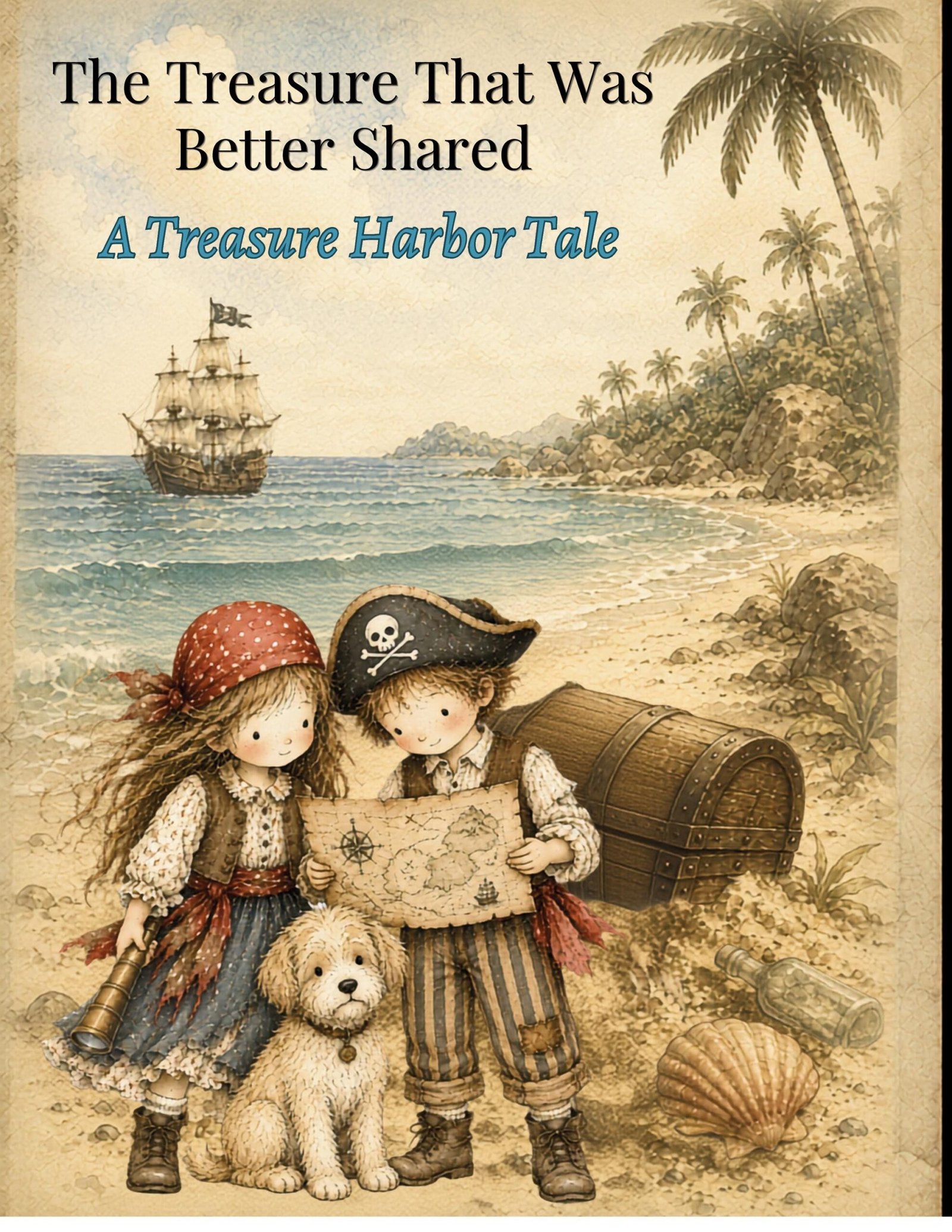 The Treasure That Was Better Shared | Printable Children's Storybook PDF | Friendship & Kindness Adventure | Ages 3-8 | Treasure Harbor Tale - Image 2