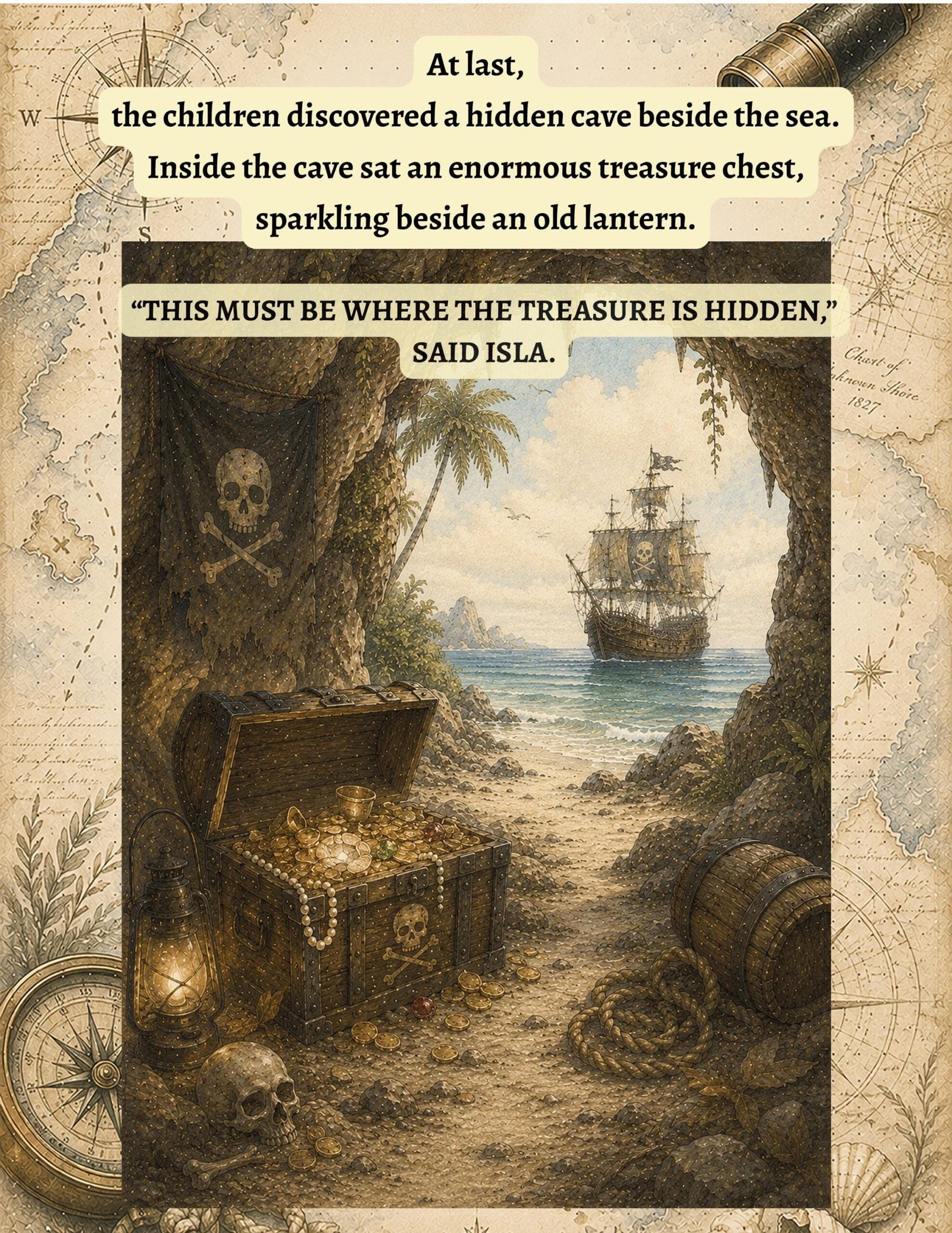 The Treasure That Was Better Shared | Printable Children's Storybook PDF | Friendship & Kindness Adventure | Ages 3-8 | Treasure Harbor Tale - Image 5